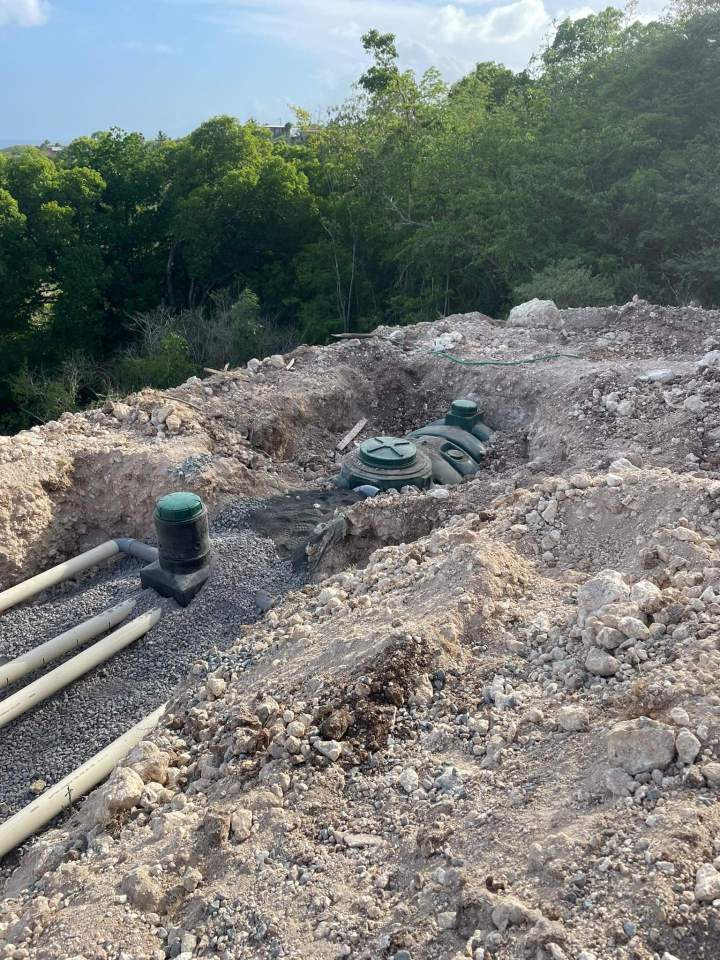 Installation d'un système d'assainissement autonome Guadeloupe