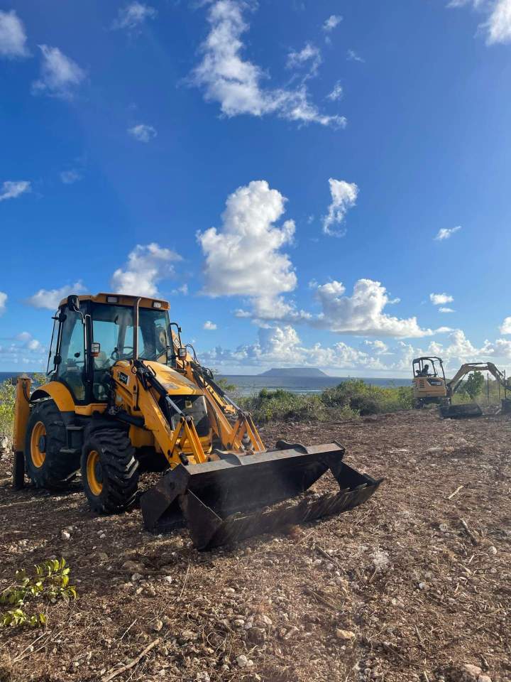 Chantier de terrassement Guadeloupe
