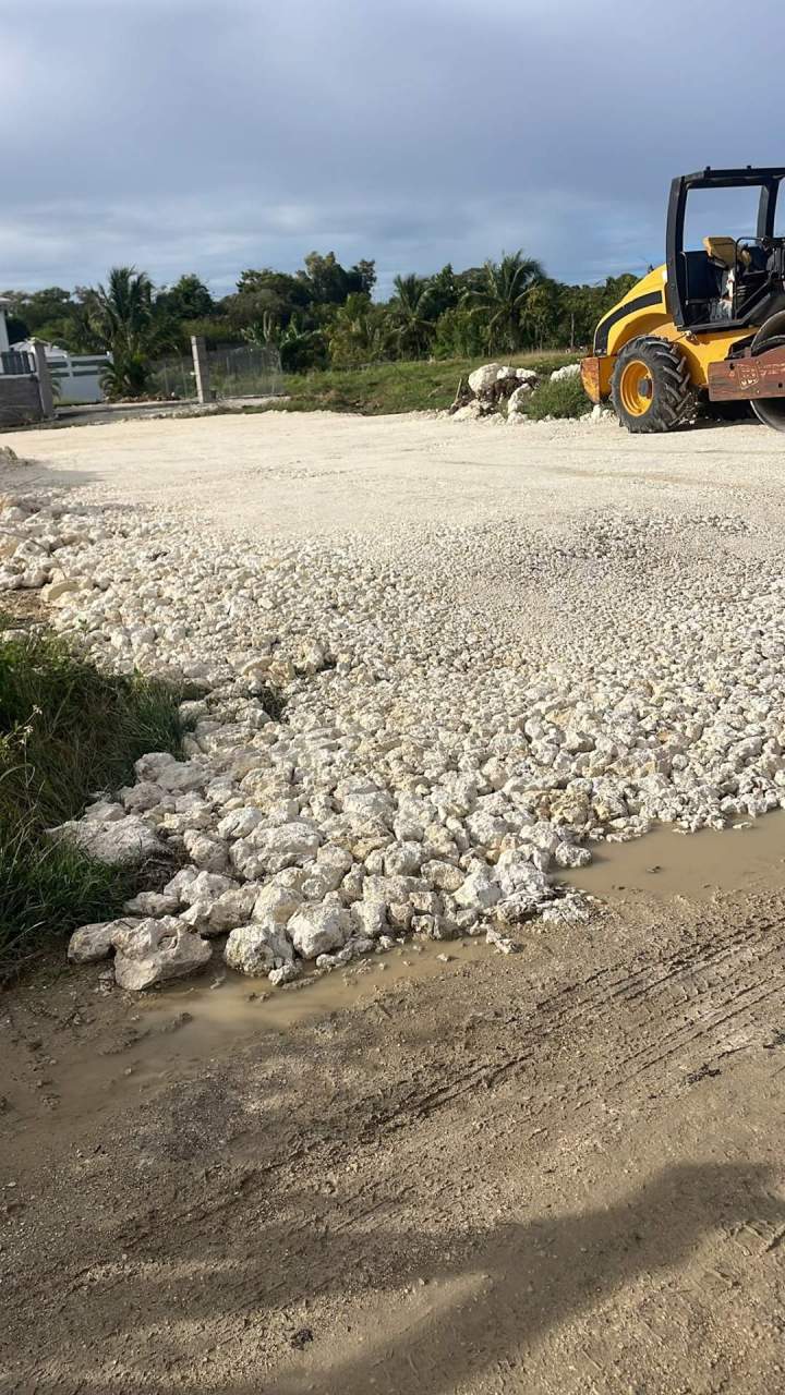 Chantier de préparation de terrain Guadeloupe